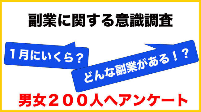 副業するなら月額「3〜5万円」欲しいが「71％」でした【副業に関する一般意識調査】